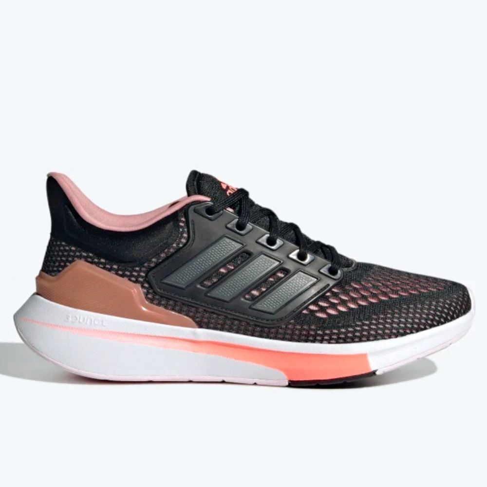 ADIDAS EQ21 Women’s Grey and Pink Running & Cross-Training Shoes Sz 8.5 NWT - Picture 7 of 15